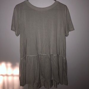 ruffle tshirt